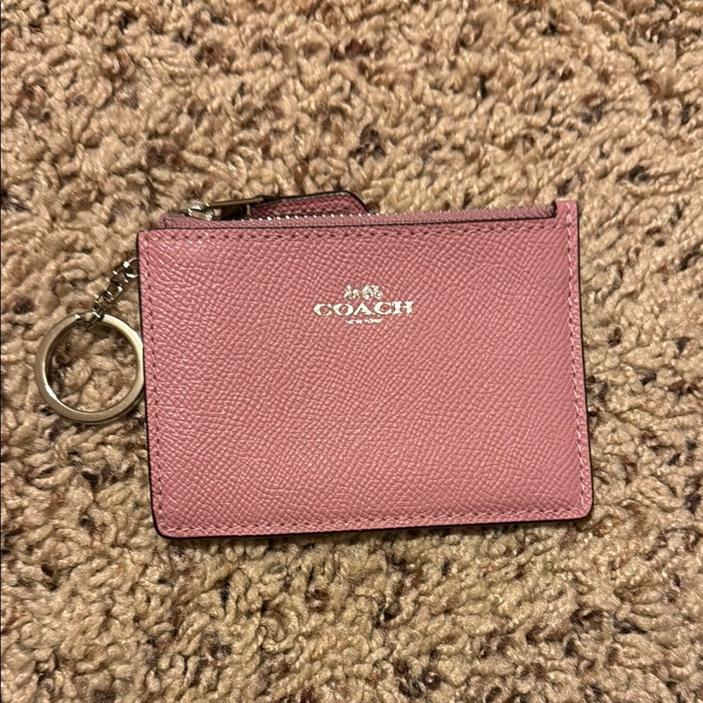 Coach Pink Card Holder
